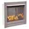 Duluth Forge Ventless Stainless Outdoor Gas Fireplace Insert With Reflective DF450SS-G-RCO - alternate 7